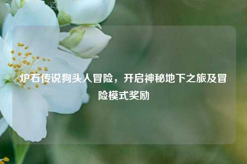炉石传说狗头人冒险,开启神秘地下之旅及冒险模式奖励